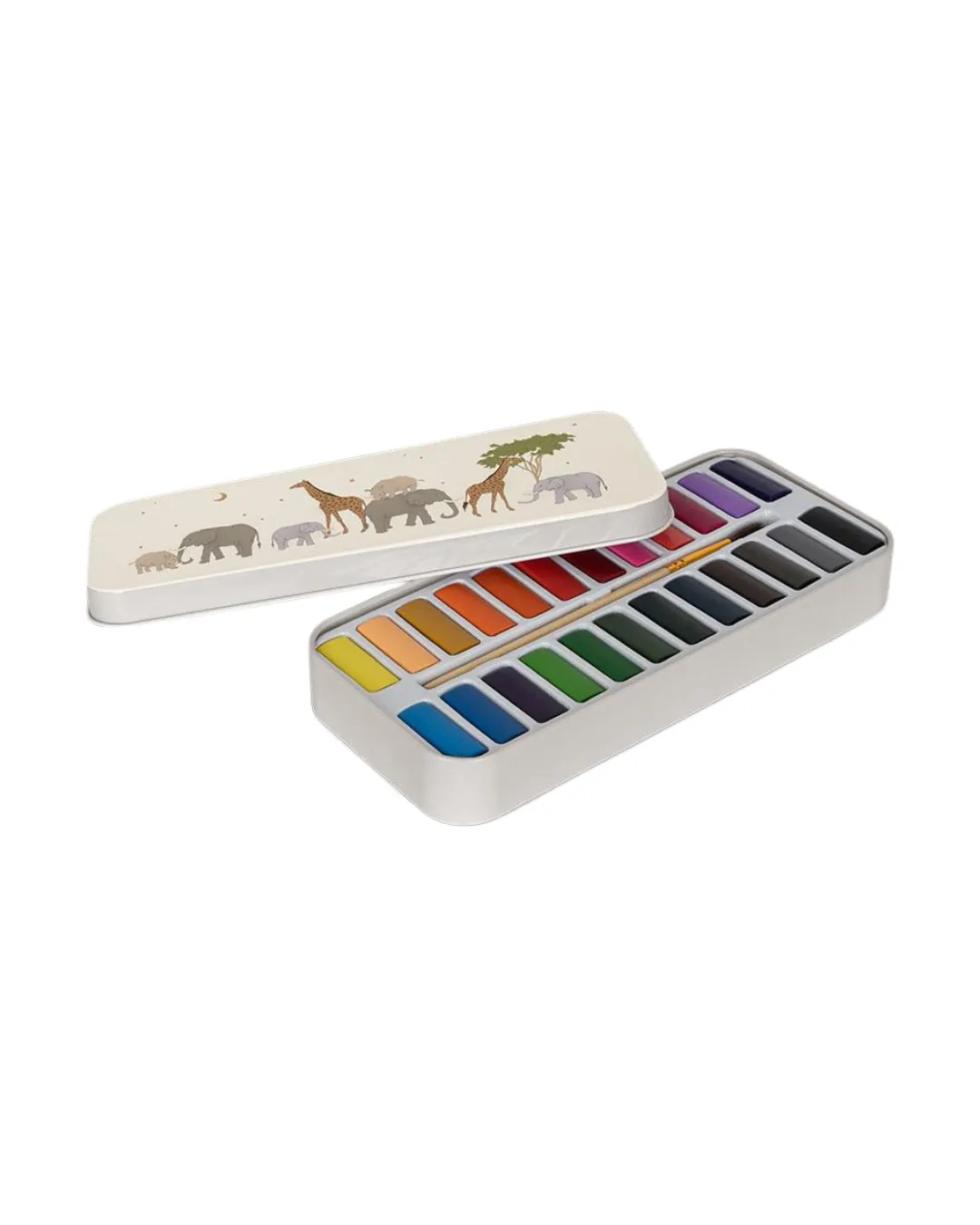 Konges Sløjd - farby wodne w metalowym pudełku Konges Sløjd - farby wodne w metalowym pudełku