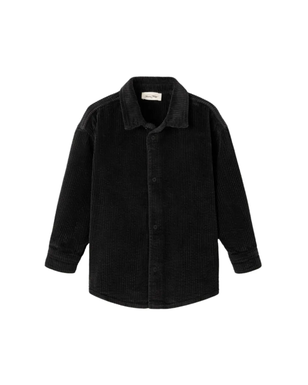 American Vintage - sztruksowa koszula dziecięca Padow Vintage Carbone