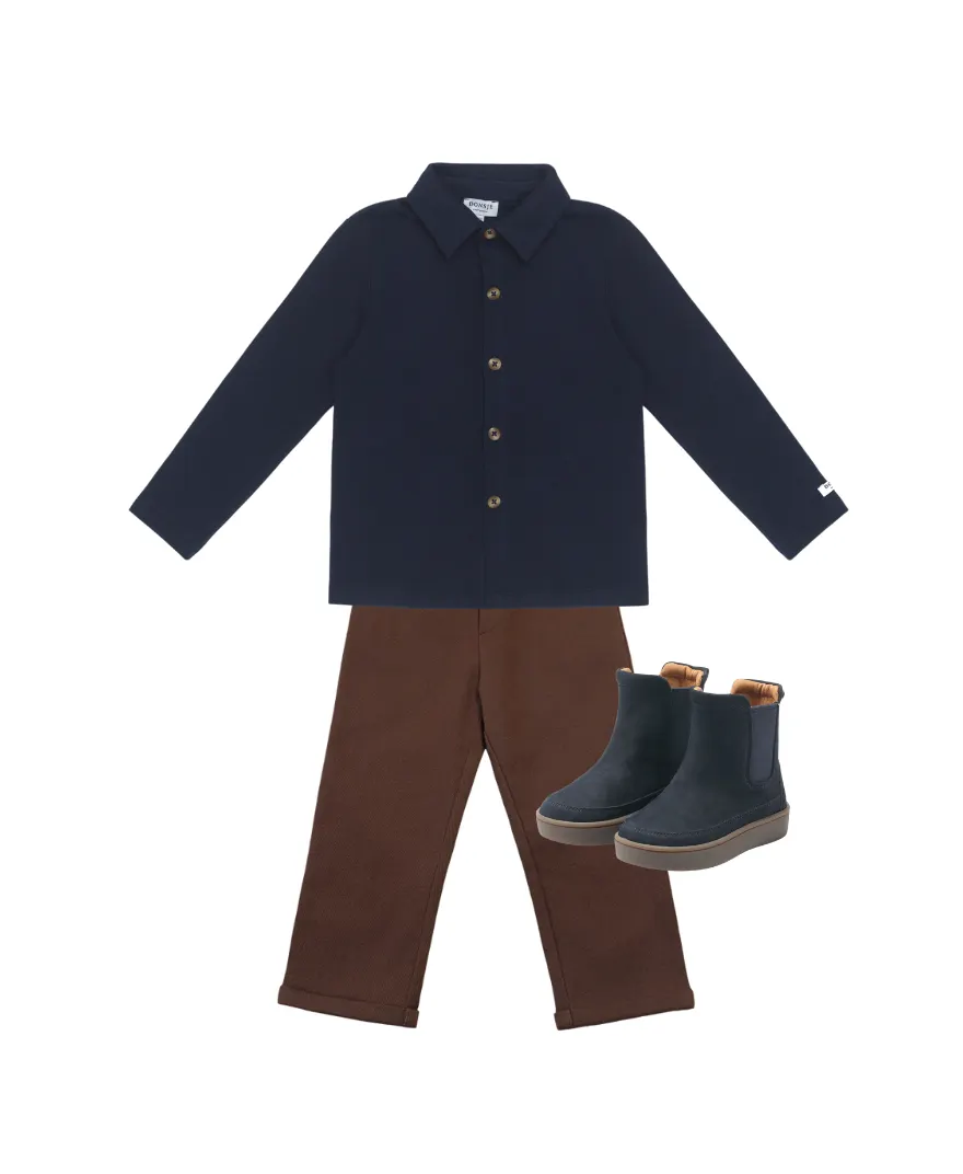 Donsje – elegancka stylizacja chłopięca Olb Touten Donsje – elegancka stylizacja chłopięca Olb Touten