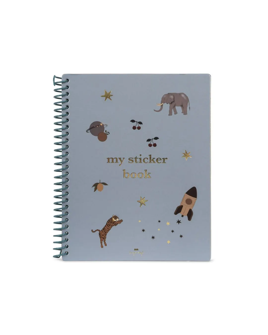 Książka z naklejkami Konges Sløjd Green Książka z naklejkami Konges Sløjd Green