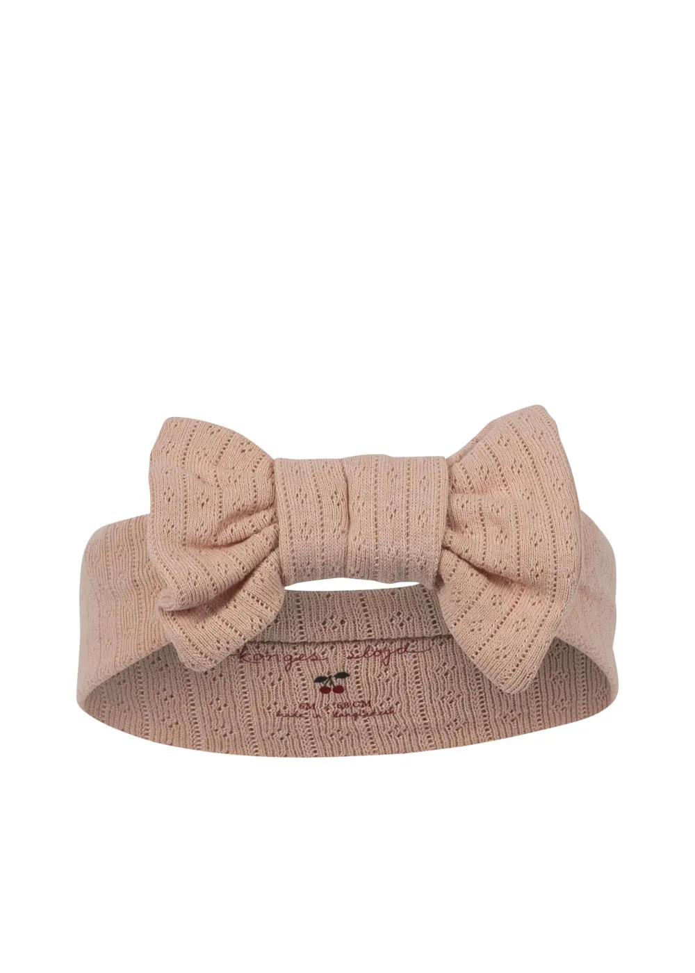 Konges Sløjd - bawełniana opaska niemowlęca Minnie New Bambi Bonnet Go Cameo Rose