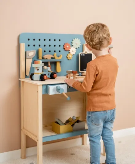 Little Dutch - drewniany warsztat dla dzieci z narzędziami 
