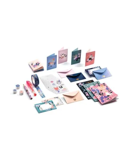 Djeco - mini zestaw do pisania listów Cecilie Djeco - mini zestaw do pisania listów Cecilie