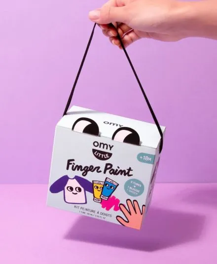Omy - zestaw do malowania palcami z fartuszkiem