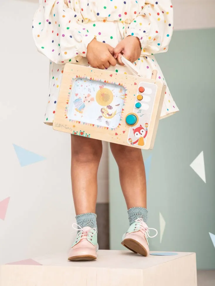 Lilliputiens - drewniana pozytywka Telewizor Lilliputiens - drewniana pozytywka Telewizor