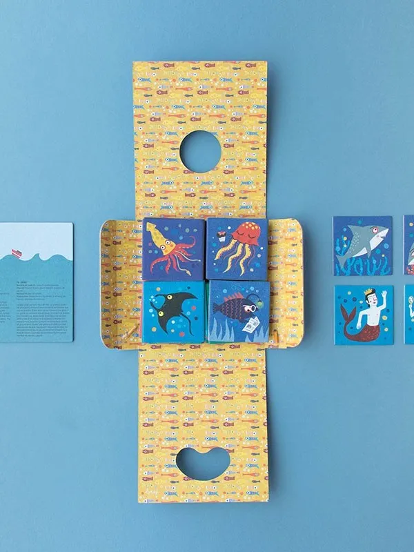 Londji - gra memo dla dzieci Morskie Zwierzęta