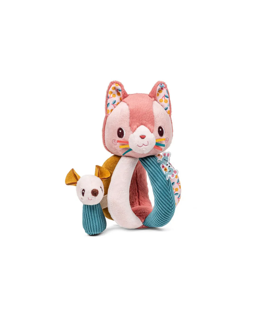 Lilliputiens - grzechotka z uchwytami Kotka Jeanne 6m+ Lilliputiens - grzechotka z uchwytami Kotka Jeanne 6m+