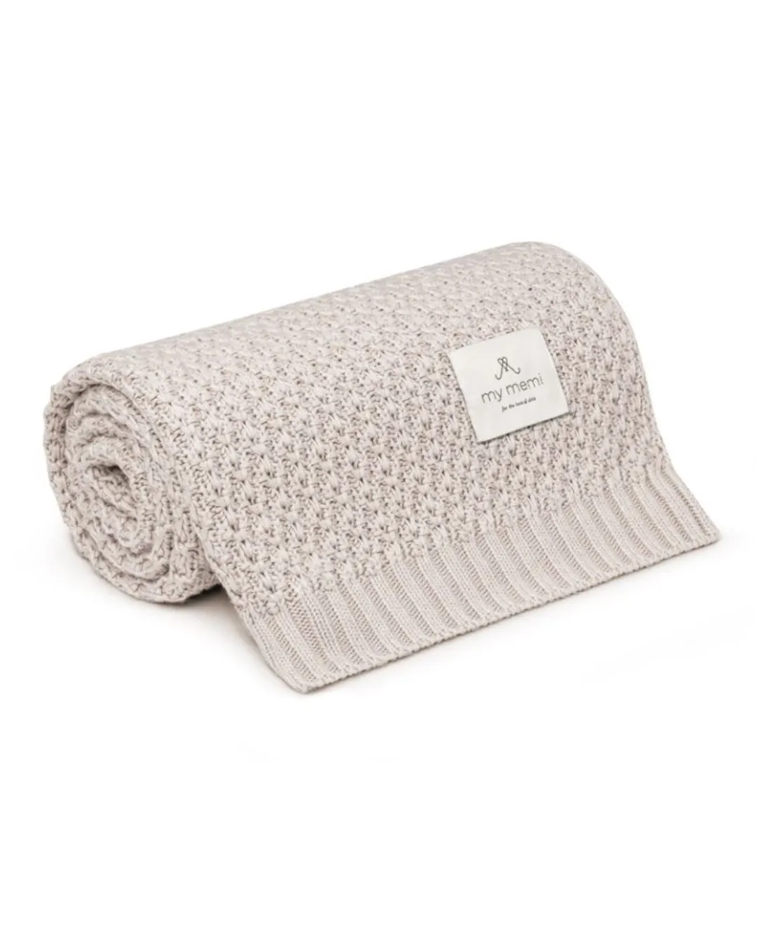 My Memi - bambusowy kocyk 80x100 Chain Light Beige My Memi - bambusowy kocyk 80x100 Chain Light Beige