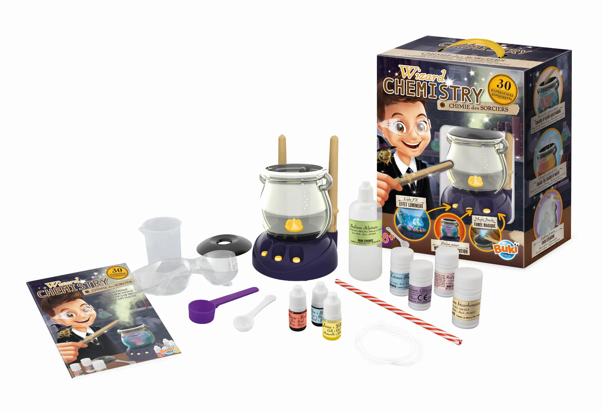 Buki - magiczna chemia 30 eksperymentów Buki - magiczna chemia 30 eksperymentów