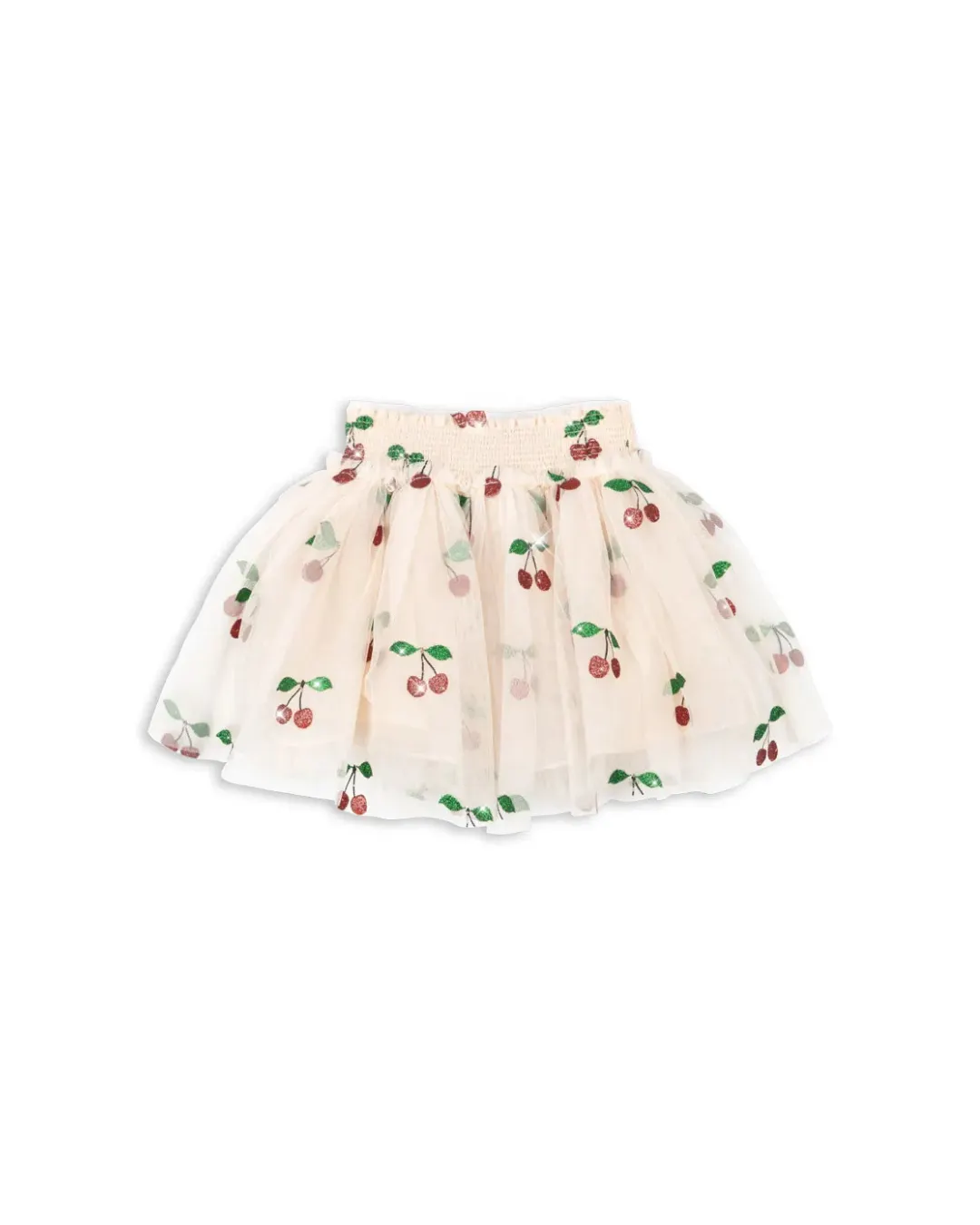 Konges Sløjd - tiulowa spódniczka dziecięca Tullie Smock Skirt Ma Grande Cerise Glitter