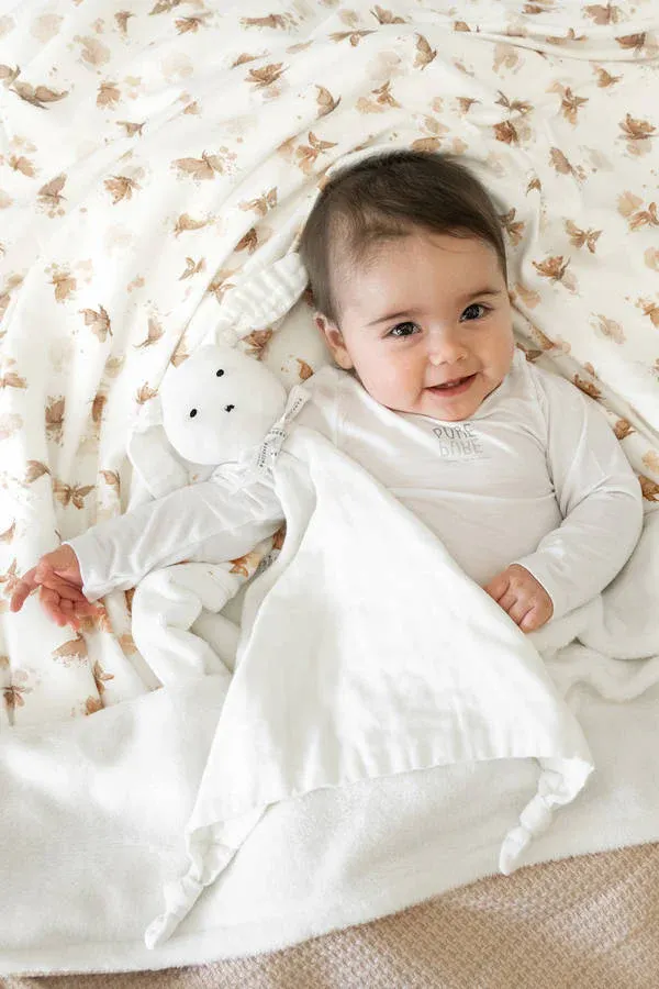 Bamboom - bambusowe body kopertowe z długim rękawem białe Bamboom - bambusowe body kopertowe z długim rękawem białe