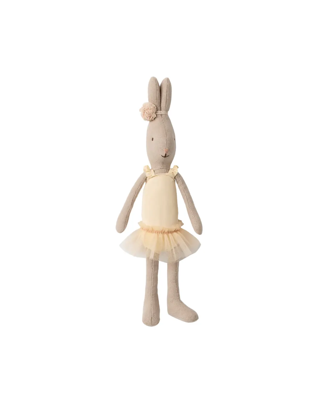 Maileg - królik w kremowym stroju baletowym i spódnicy rozmiar 1 Kremowy