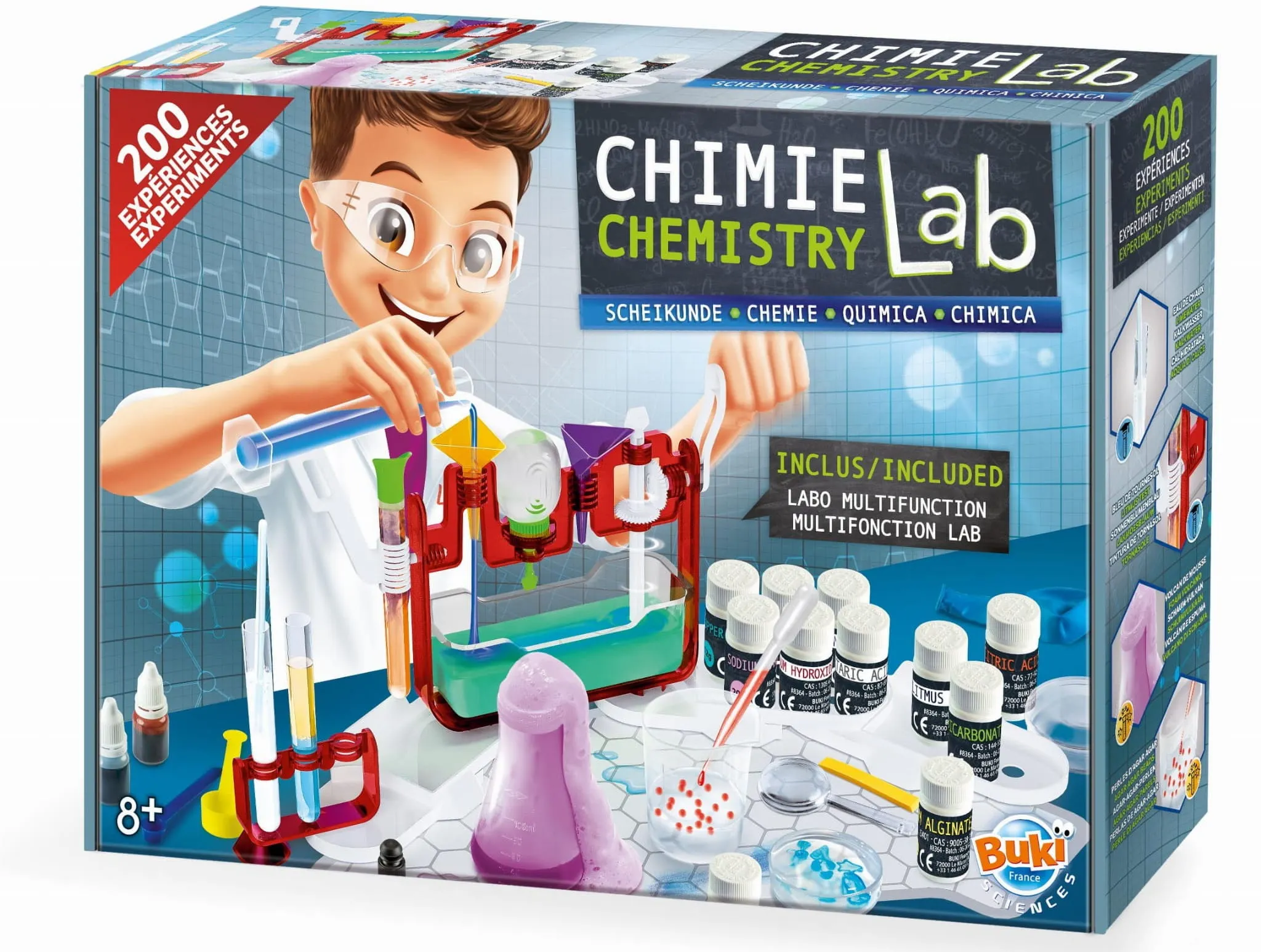 Buki - laboratorium chemiczne 200 eksperymentów Buki - laboratorium chemiczne 200 eksperymentów