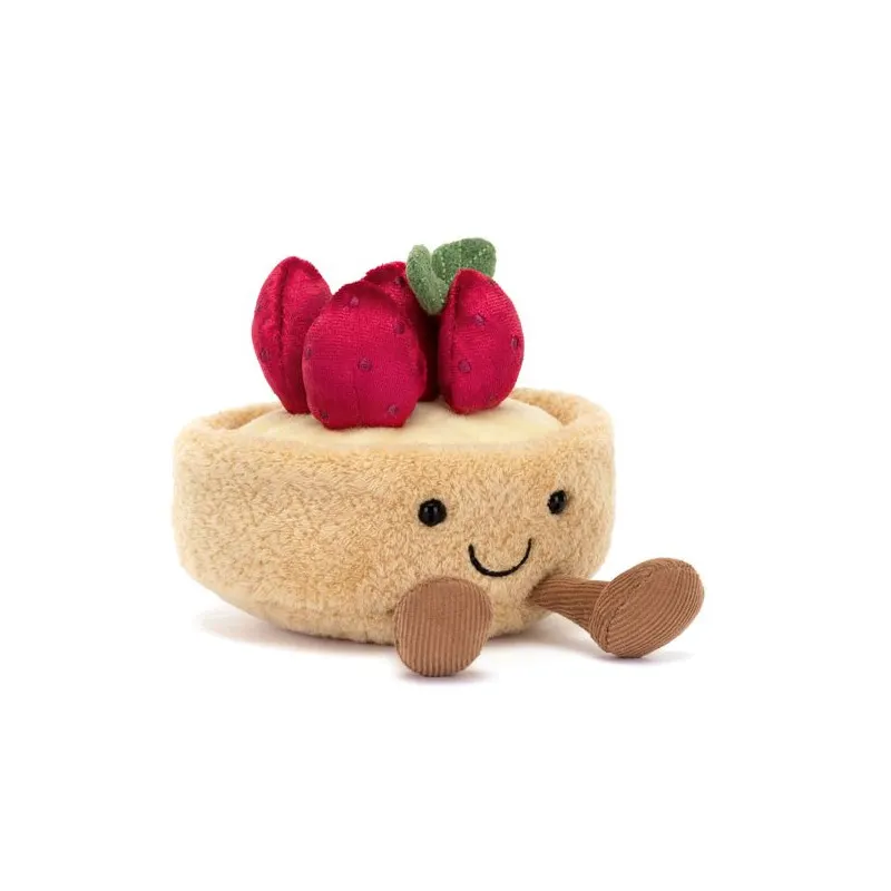 Jellycat - zabawna Tarta Truskawkowa 11 cm Jellycat - zabawna Tarta Truskawkowa 11 cm