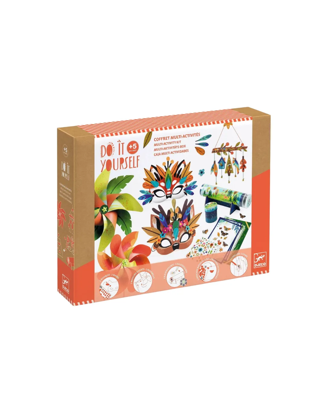 Djeco - zestaw zrób to sam - 5 aktywności Natura Djeco - zestaw zrób to sam - 5 aktywności Natura