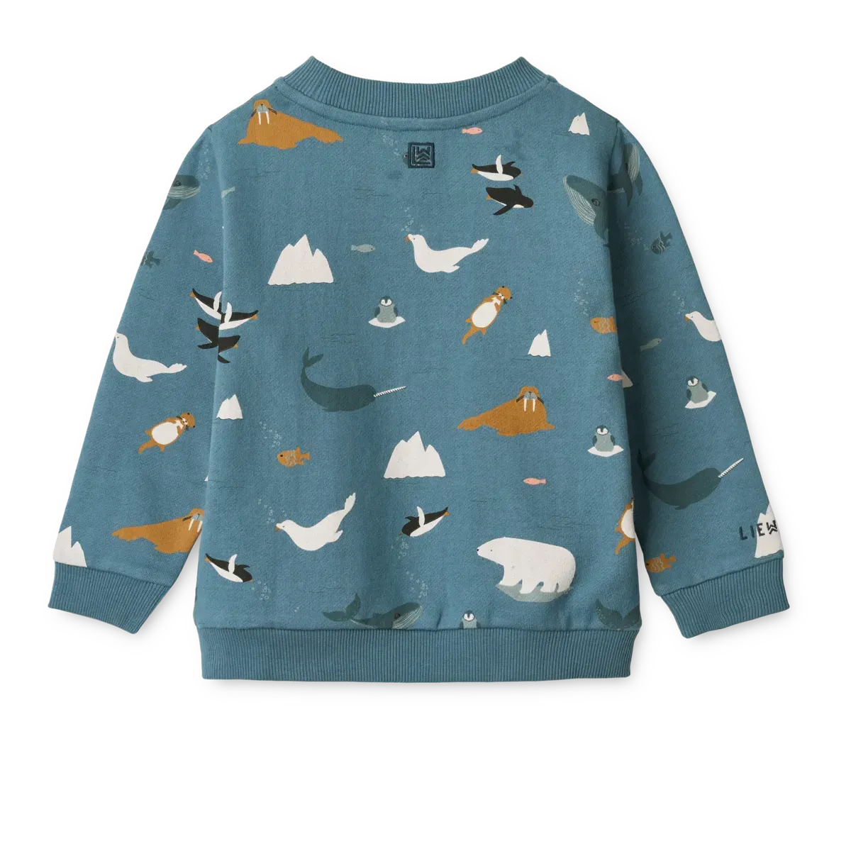 Liewood - bluza z nadrukiem Thora Printed Sweatshirt Arctic Sea / Ocean view