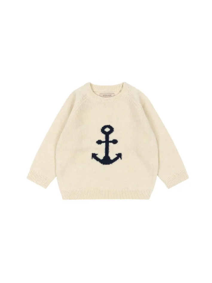 Konges Sløjd - sweter wełniany Anchor Knit Sweater Konges Sløjd - sweter wełniany Anchor Knit Sweater