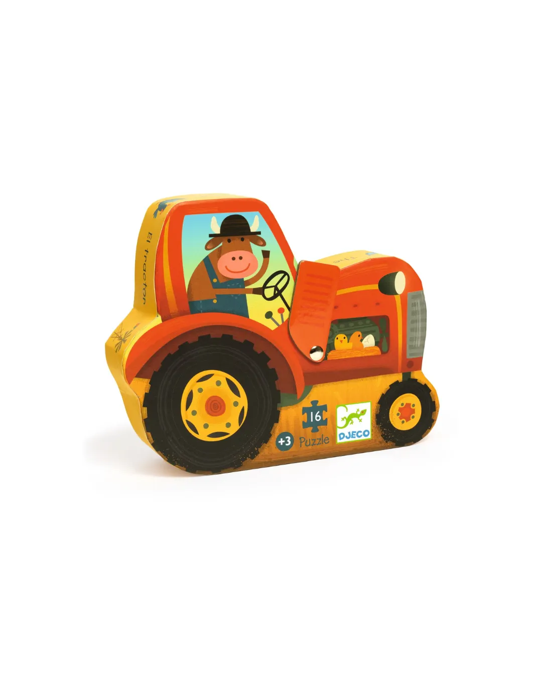 Djeco - puzzle Traktor 16 elementów