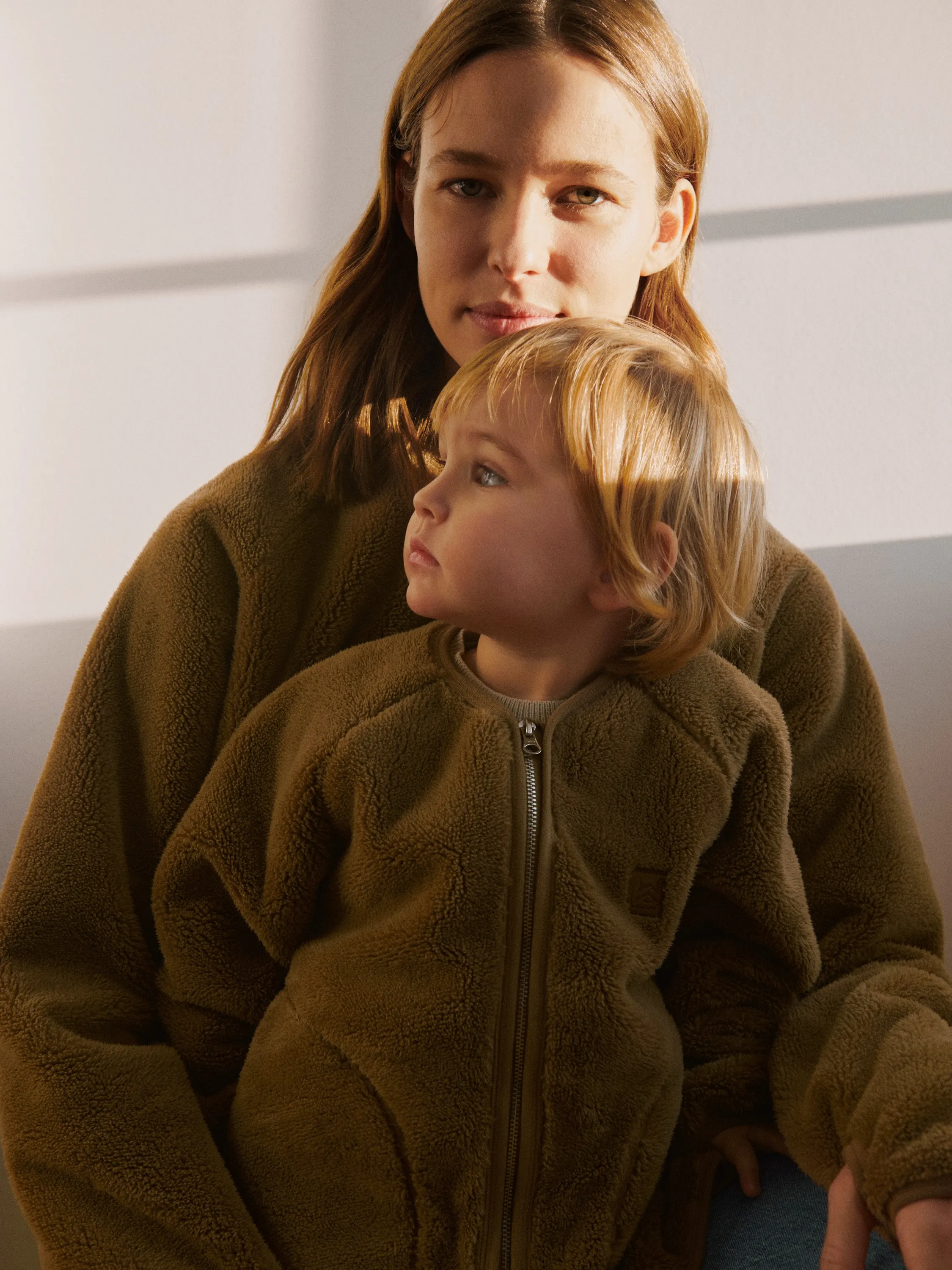 Kurtka pluszowa Liewood Calina Oat Kurtka pluszowa Liewood Calina Oat