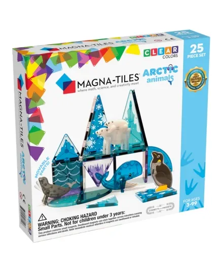 MAGNA-TILES - klocki magnetyczne dla dzieci 3+ Arctic Animals 25 elementów MAGNA-TILES - klocki magnetyczne dla dzieci 3+ Arctic Animals 25 elementów