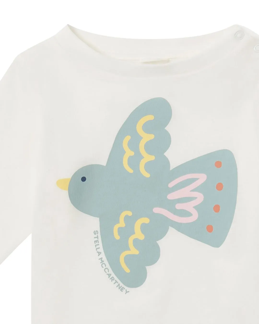 Stella McCartney - koszulka dziewczęca z długim rękawem Dove Graphic