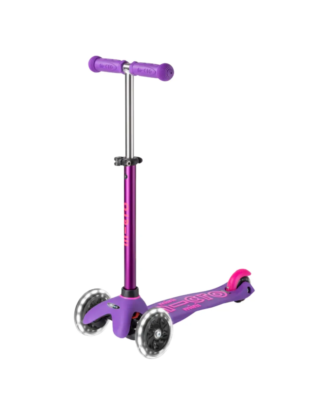 Micro - hulajnoga ze świecącymi kołami Mini Micro Deluxe LED Purple/Pink Micro - hulajnoga ze świecącymi kołami Mini Micro Deluxe LED Purple/Pink