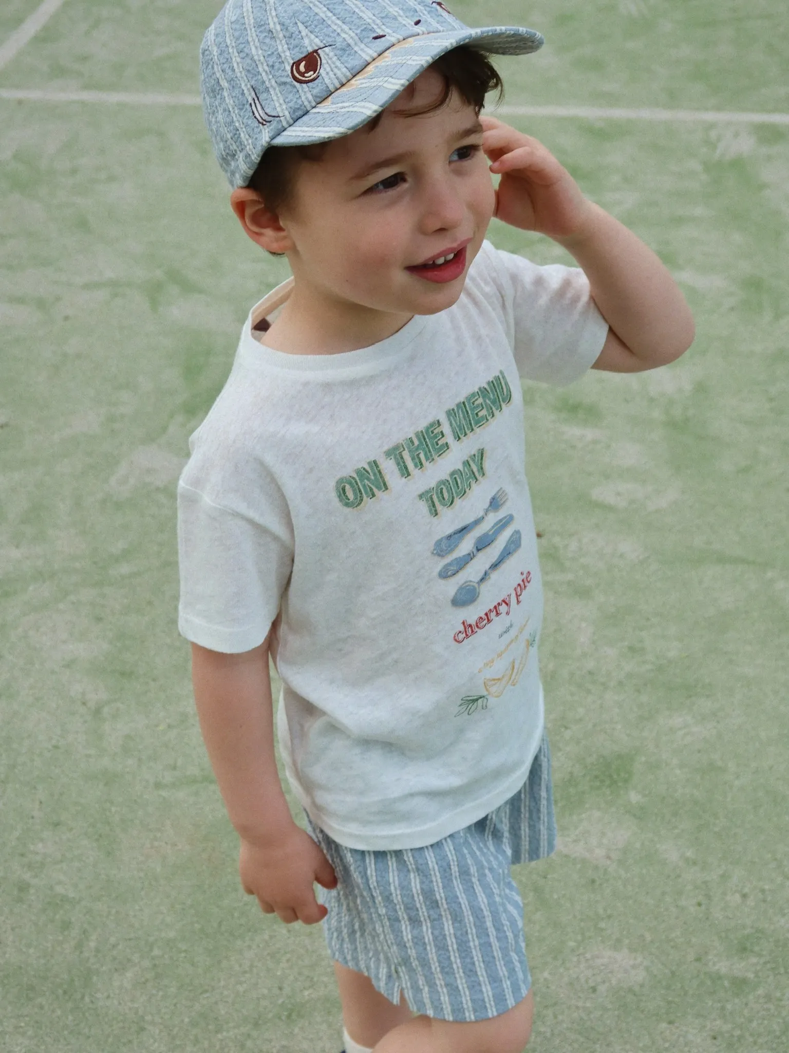 Konges Sløjd - koszulka Era Tee OCS Off White/On The Menu