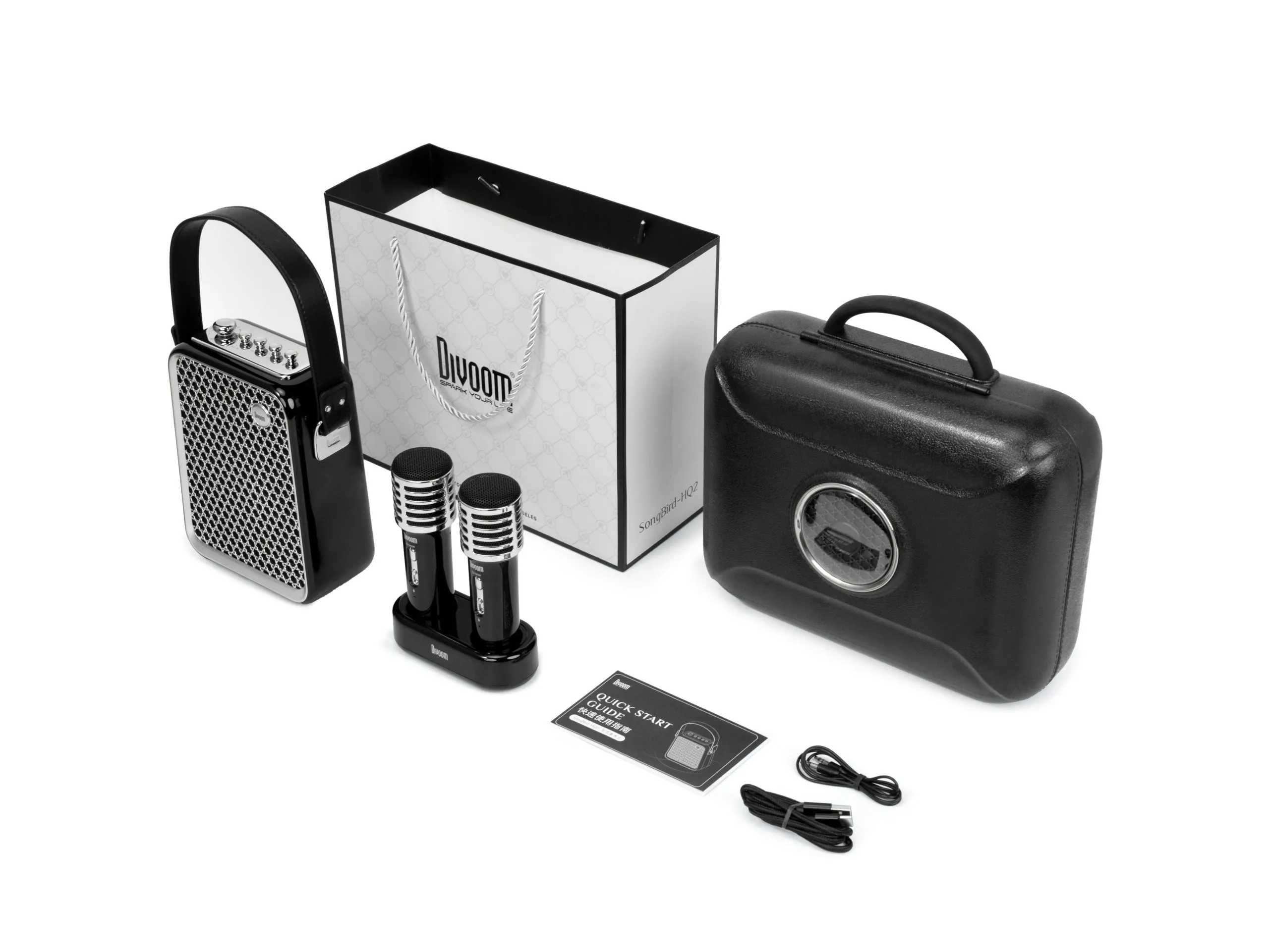 Divoom - głośnik Buetooth z mikrofonami Songbird-HQ2 Black