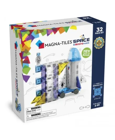 MAGNA-TILES - klocki magnetyczne dla dzieci Kosmos 32 elementy MAGNA-TILES - klocki magnetyczne dla dzieci Kosmos 32 elementy