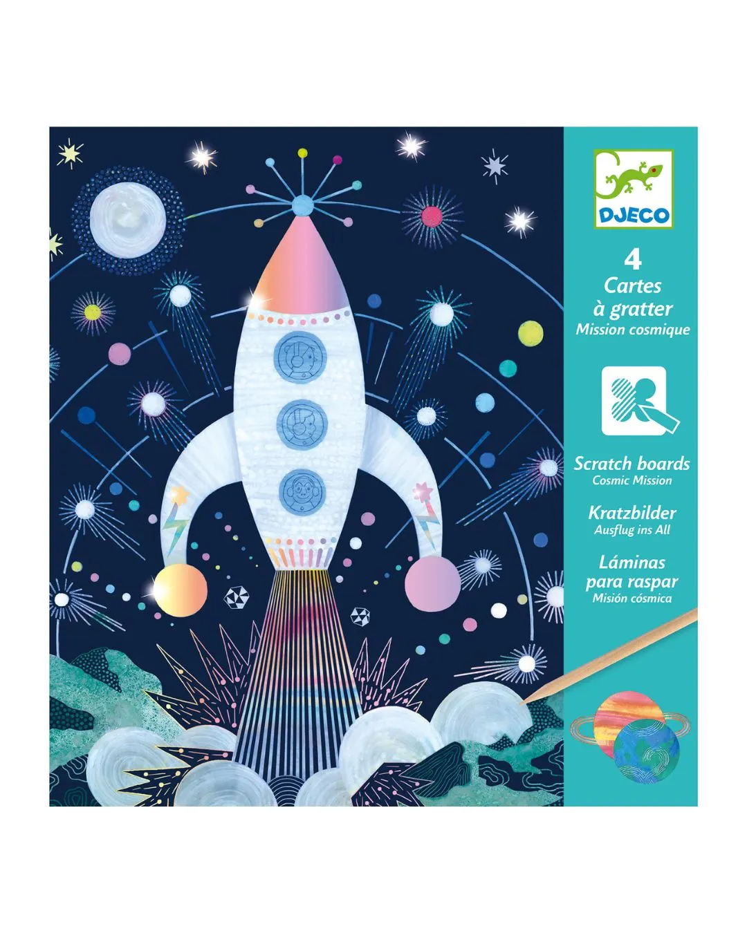 Djeco - wydrapywanka dla dzieci kosmos Djeco - wydrapywanka dla dzieci kosmos