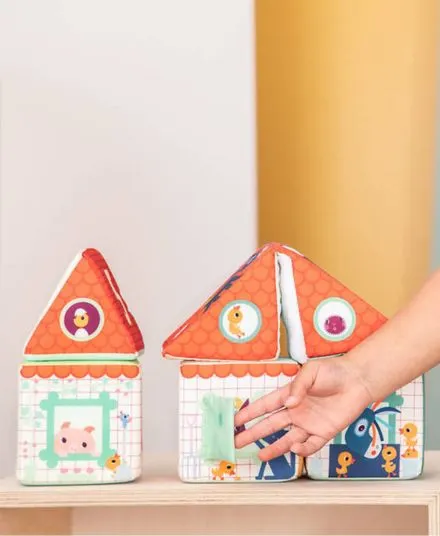 Lilliputiens - miękkie klocki sensoryczne Stodoła Farma