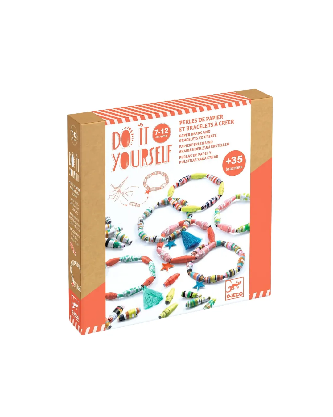 Djeco - zestaw zrób to sam - biżuteria bransoletki Djeco - zestaw zrób to sam - biżuteria bransoletki