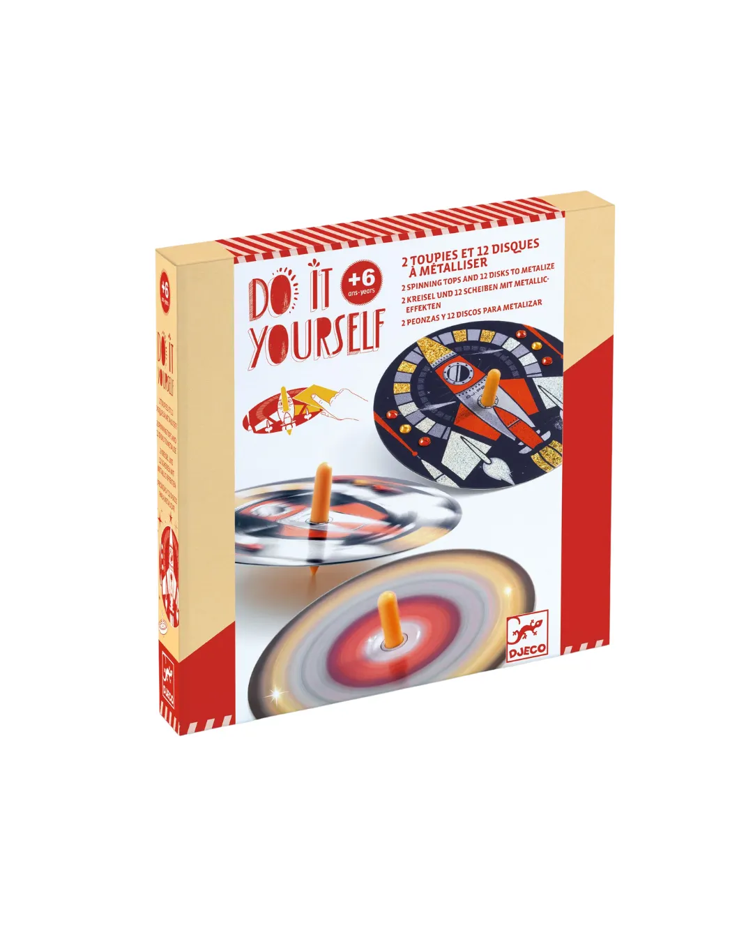 Djeco - zrób to sam bączki HYPNO COSMOS Djeco - zrób to sam bączki HYPNO COSMOS