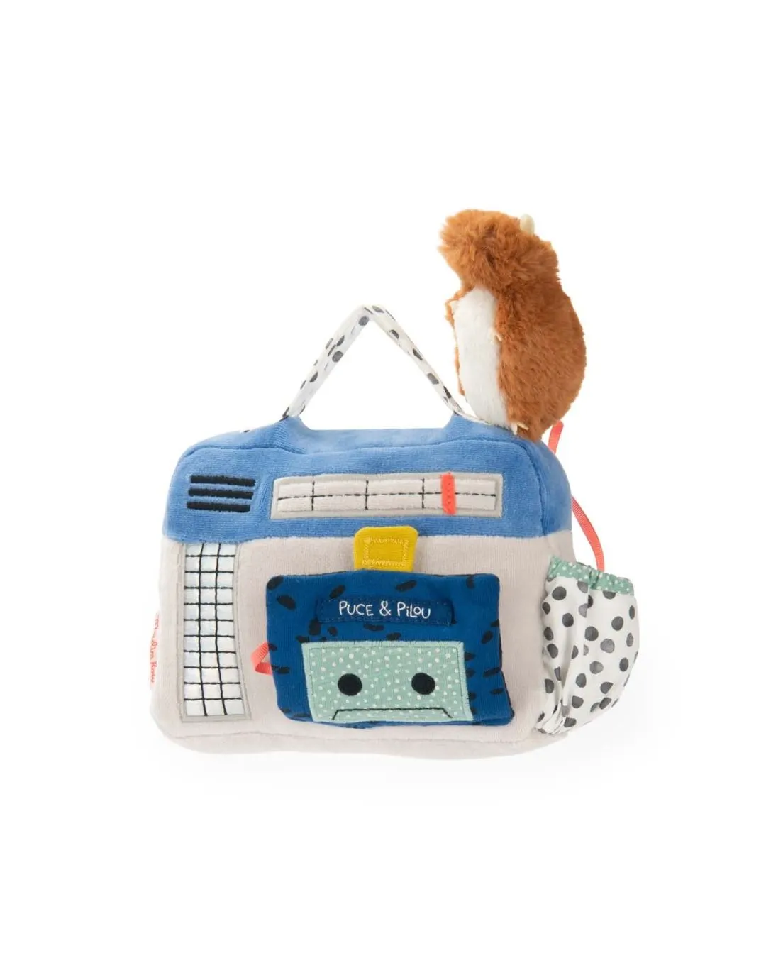 Moulin Roty - maskotka radio z pozytywką i chomikiem