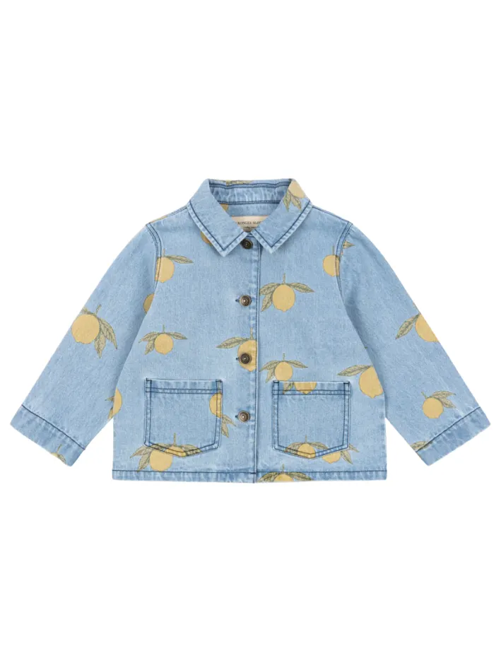 Konges Sløjd - kurtka dziecięca Magot Jacket GOTS Lemon Denim