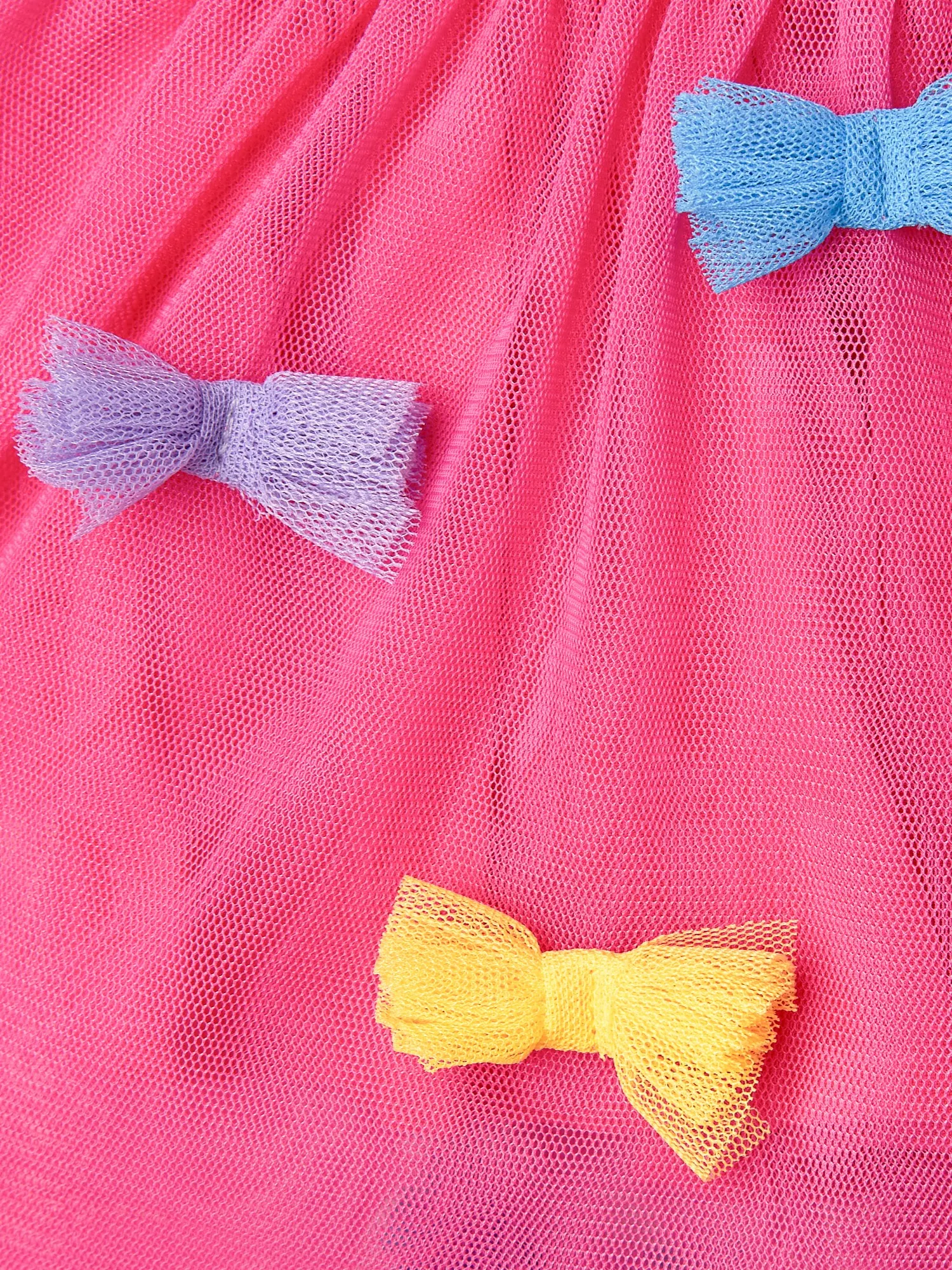 Stella McCartney - niemowlęca sukienka tiulowa z kokardami