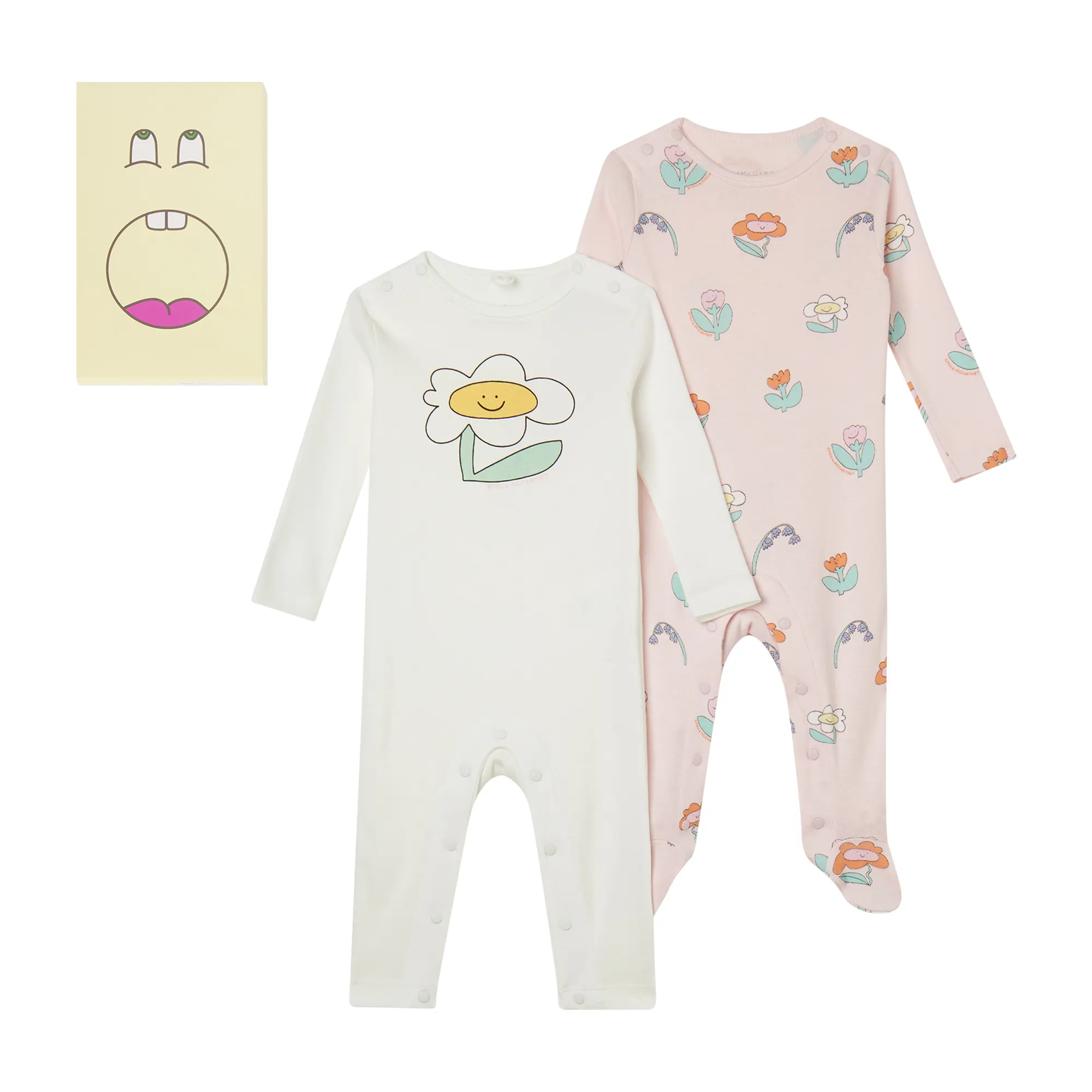 Stella McCartney - zestaw pajacyków Flower