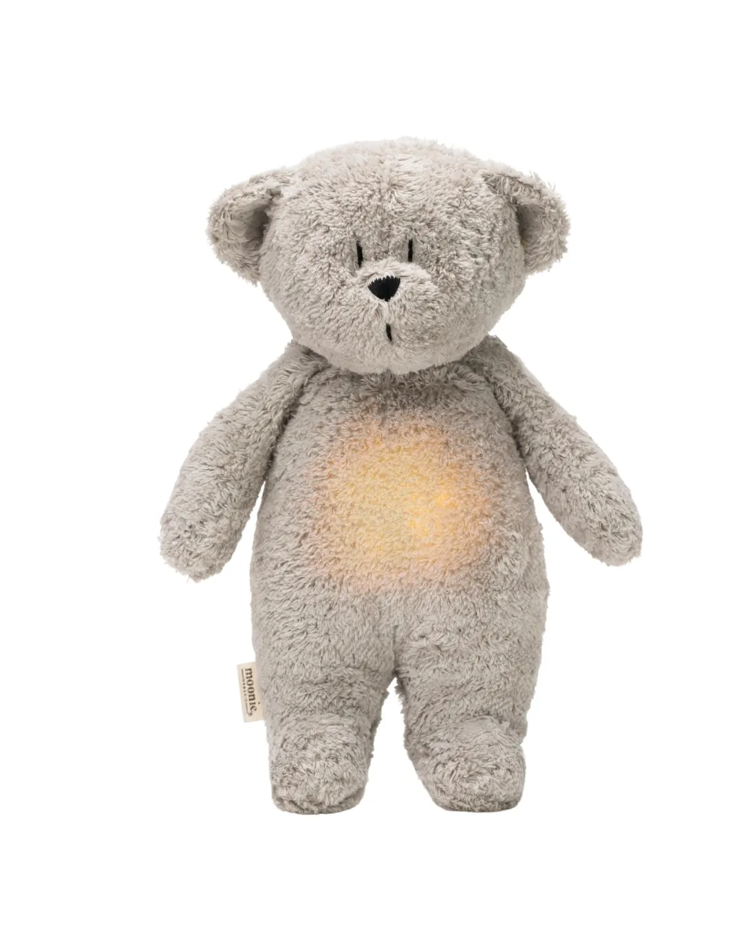 Moonie - szumiący miś organic z lampką Natur