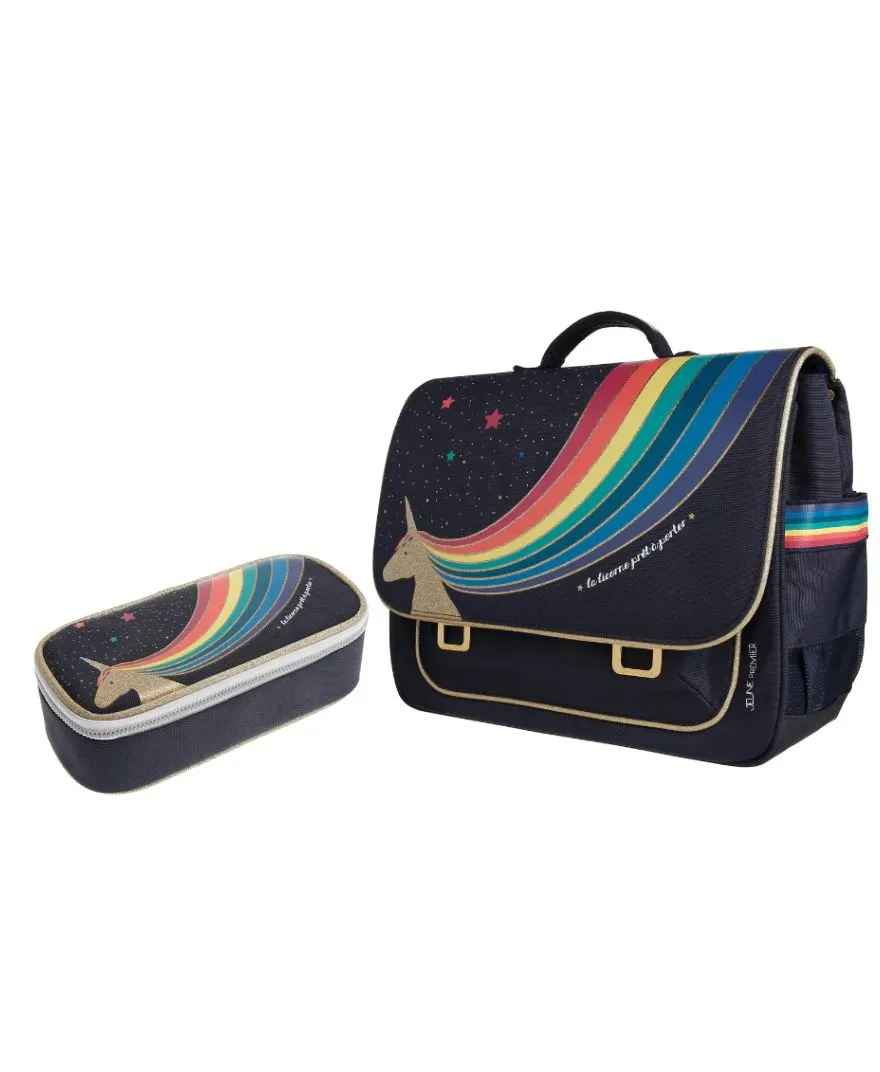 Jeune Premier - zestaw szkolny tornister It Bag Midi + piórnik jednokomorowy Jeune Premier - zestaw szkolny tornister It Bag Midi + piórnik jednokomorowy