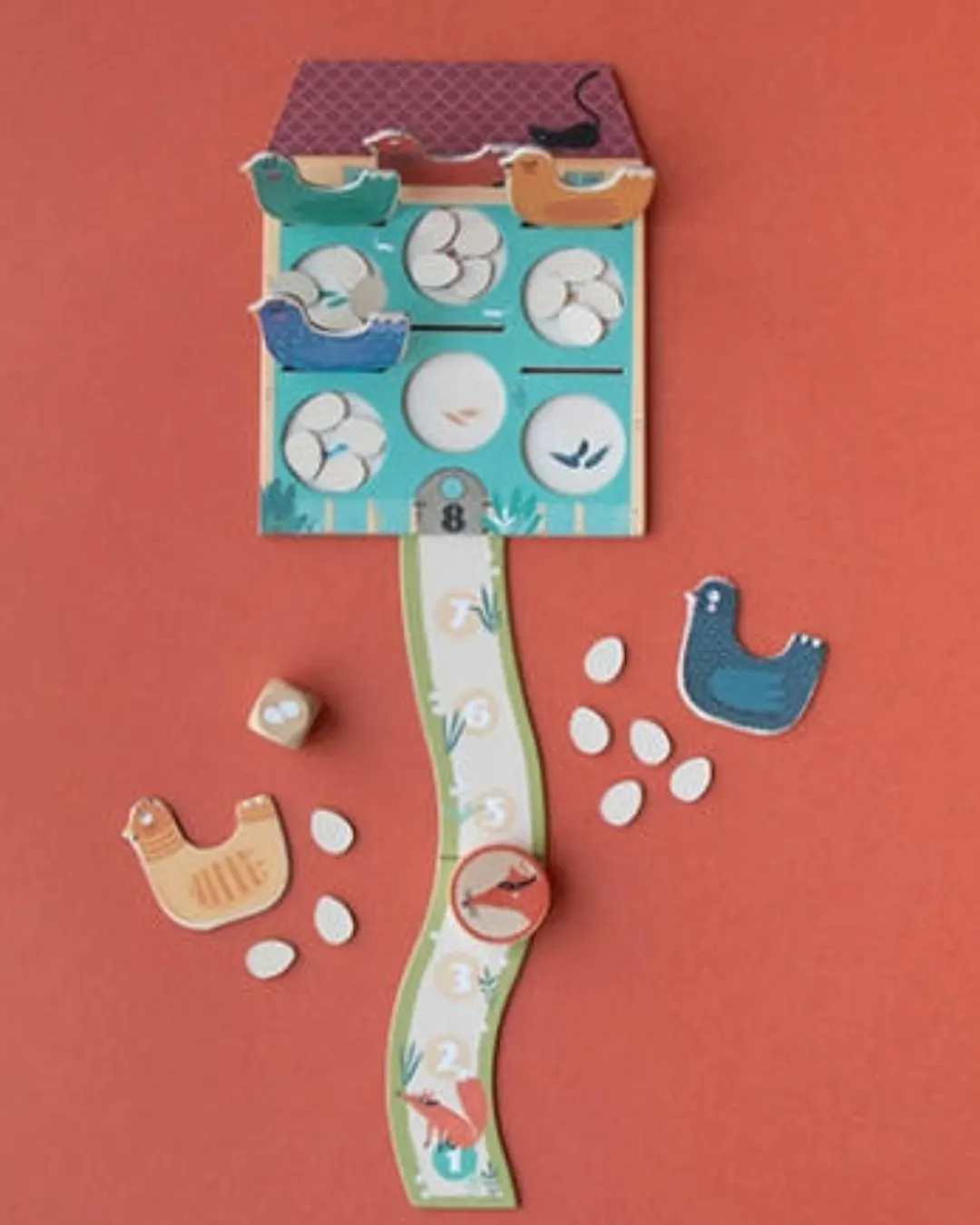 Londji - gra kieszonkowa Cluck, Cluck! Fox! Puk Puk, tu lisek!