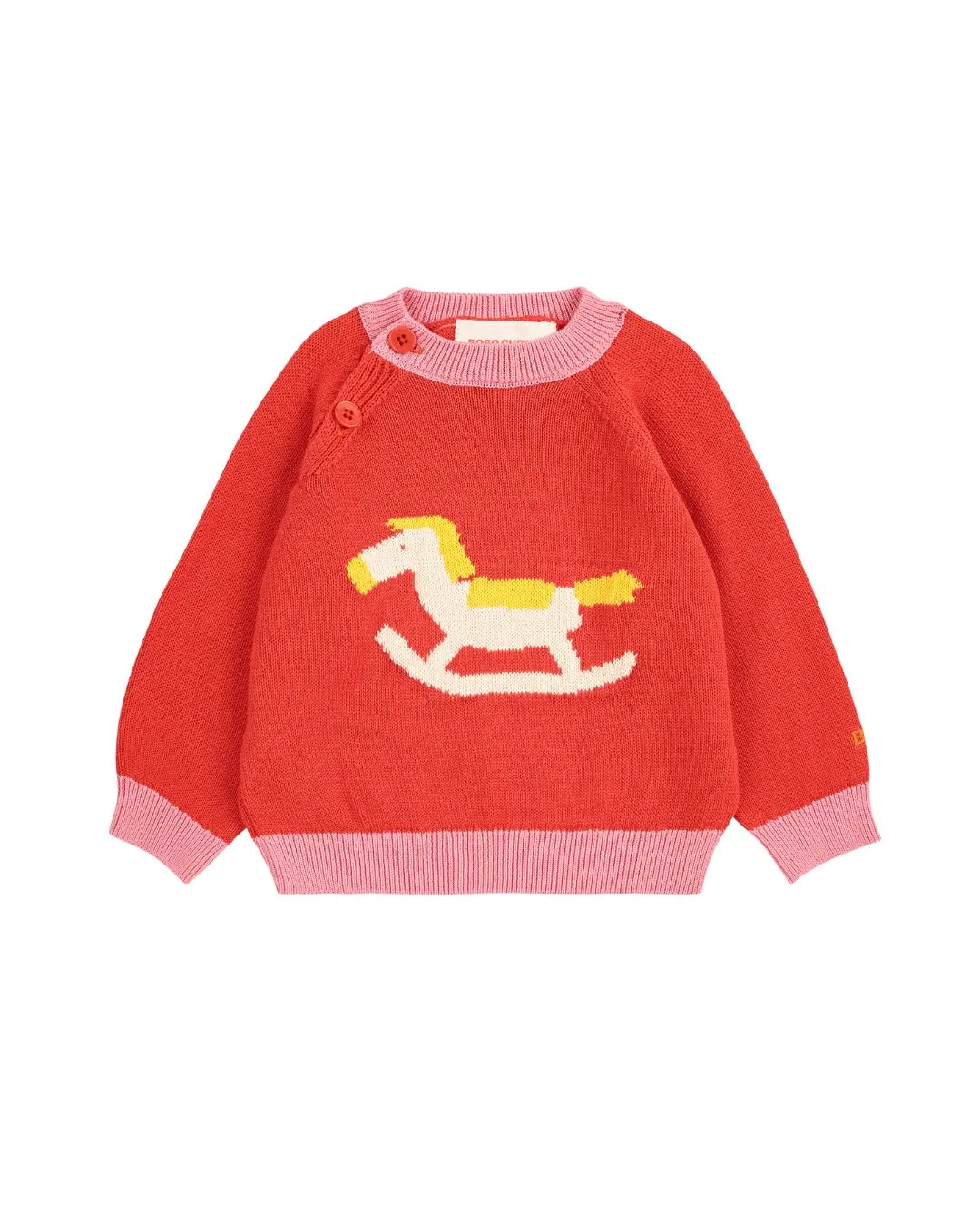 BOBO CHOSES - sweterek niemowlęcy Rocking Horse BOBO CHOSES - sweterek niemowlęcy Rocking Horse