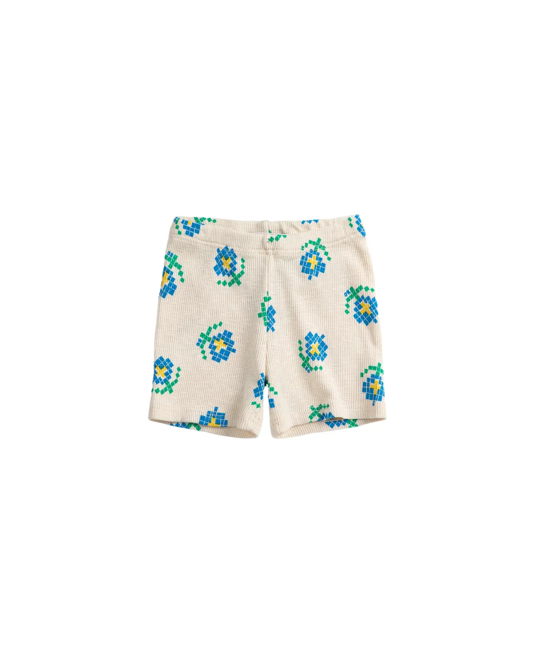BOBO CHOSES - krótkie legginsy Pixel Flowers All Over