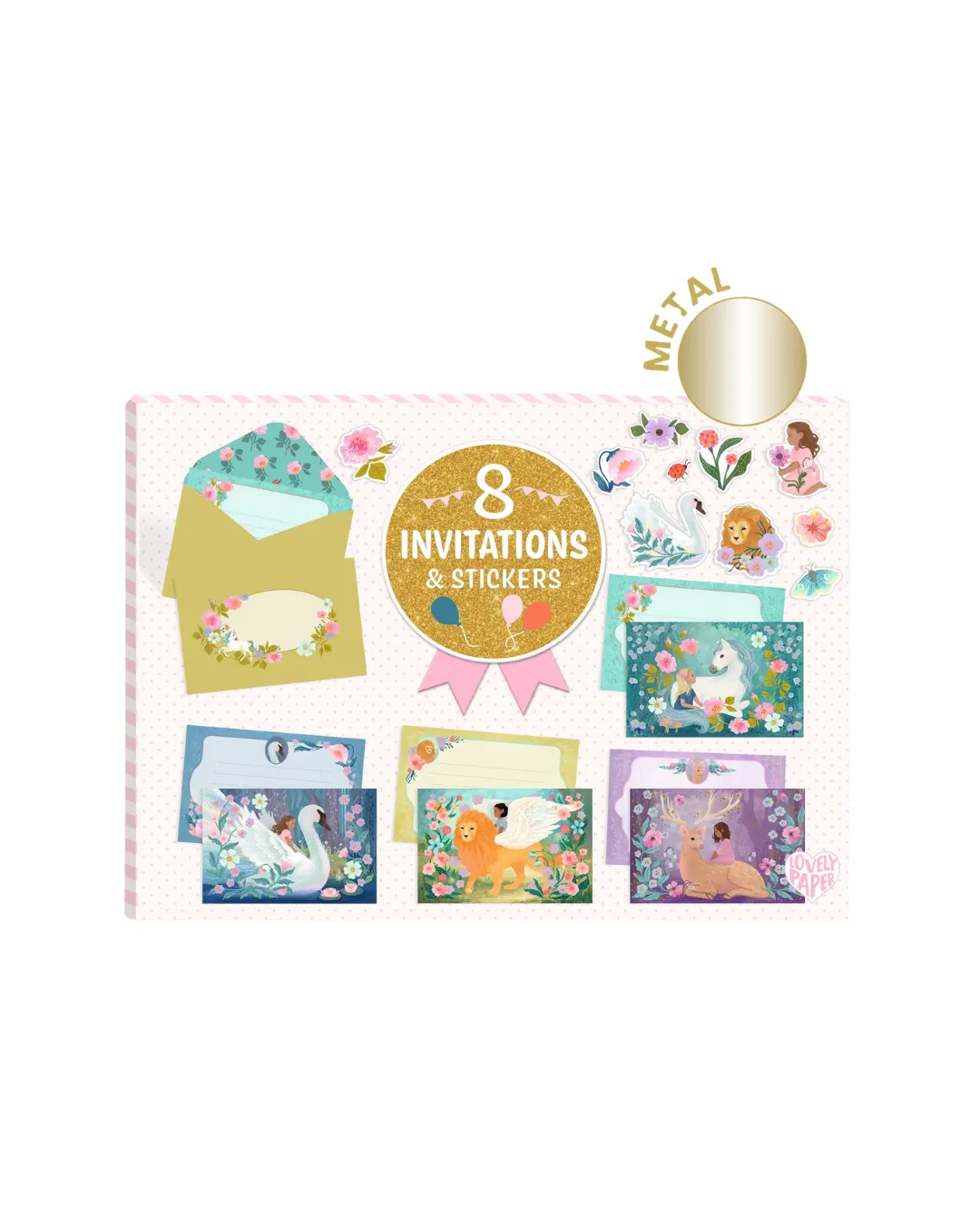 Djeco - zestaw do tworzenia zaproszeń Jednorożec