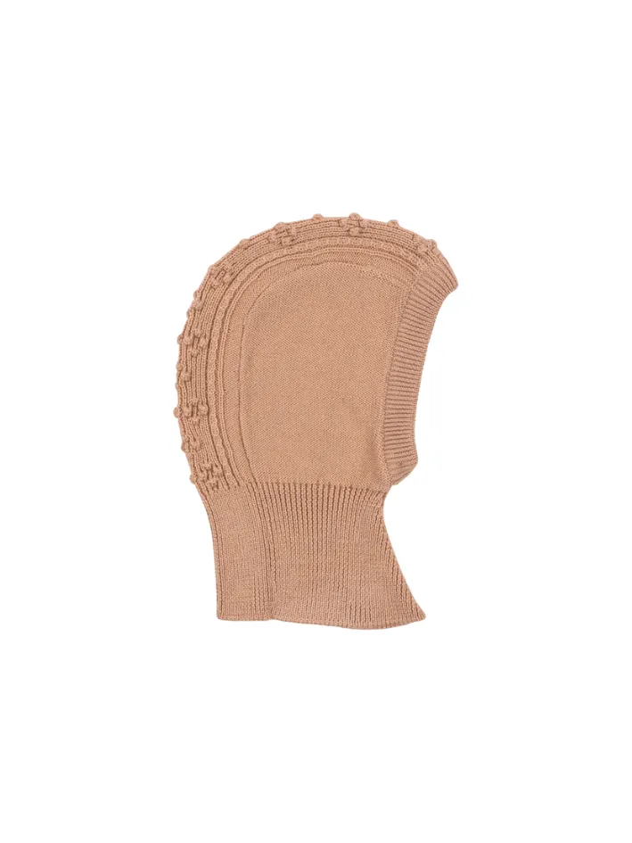 Konges Sløjd - wełniana kominiarka Cabby Balaclava Maple Sugar Konges Sløjd - wełniana kominiarka Cabby Balaclava Maple Sugar
