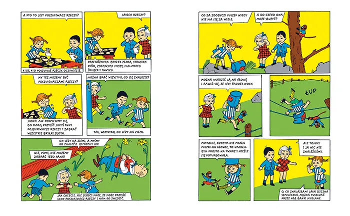 Wydawnictwo Zakamarki - Pippi się wprowadza i inne komiksy Wydawnictwo Zakamarki - Pippi się wprowadza i inne komiksy