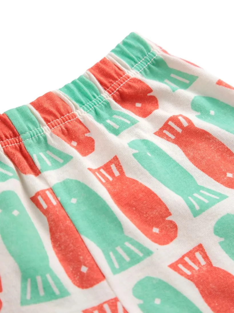 BOBO CHOSES - szorty dziecięce Lucky Fish off white złamana biel BOBO CHOSES - szorty dziecięce Lucky Fish off white złamana biel