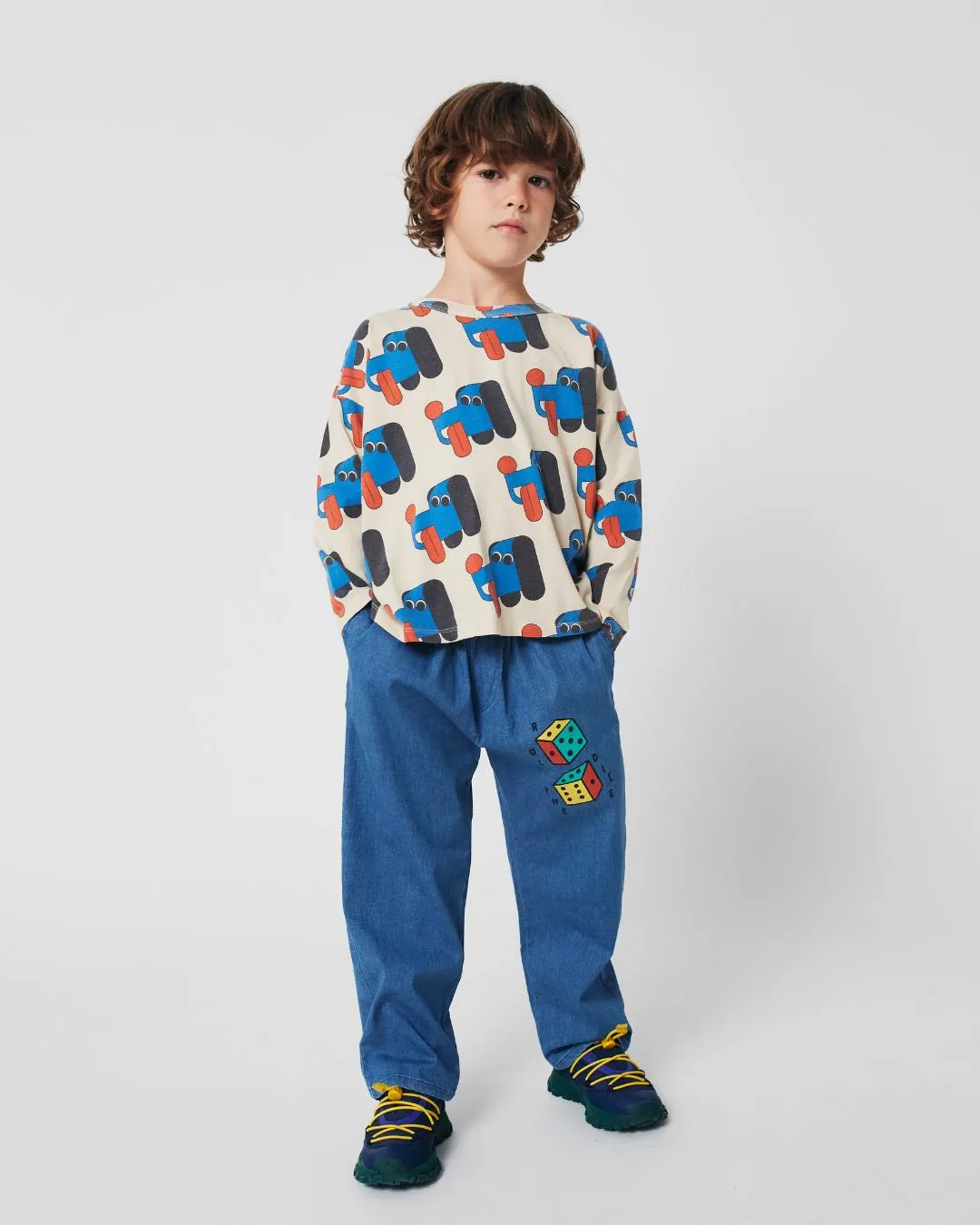 BOBO CHOSES - spodnie jeansowe Roll the Dice BOBO CHOSES - spodnie jeansowe Roll the Dice