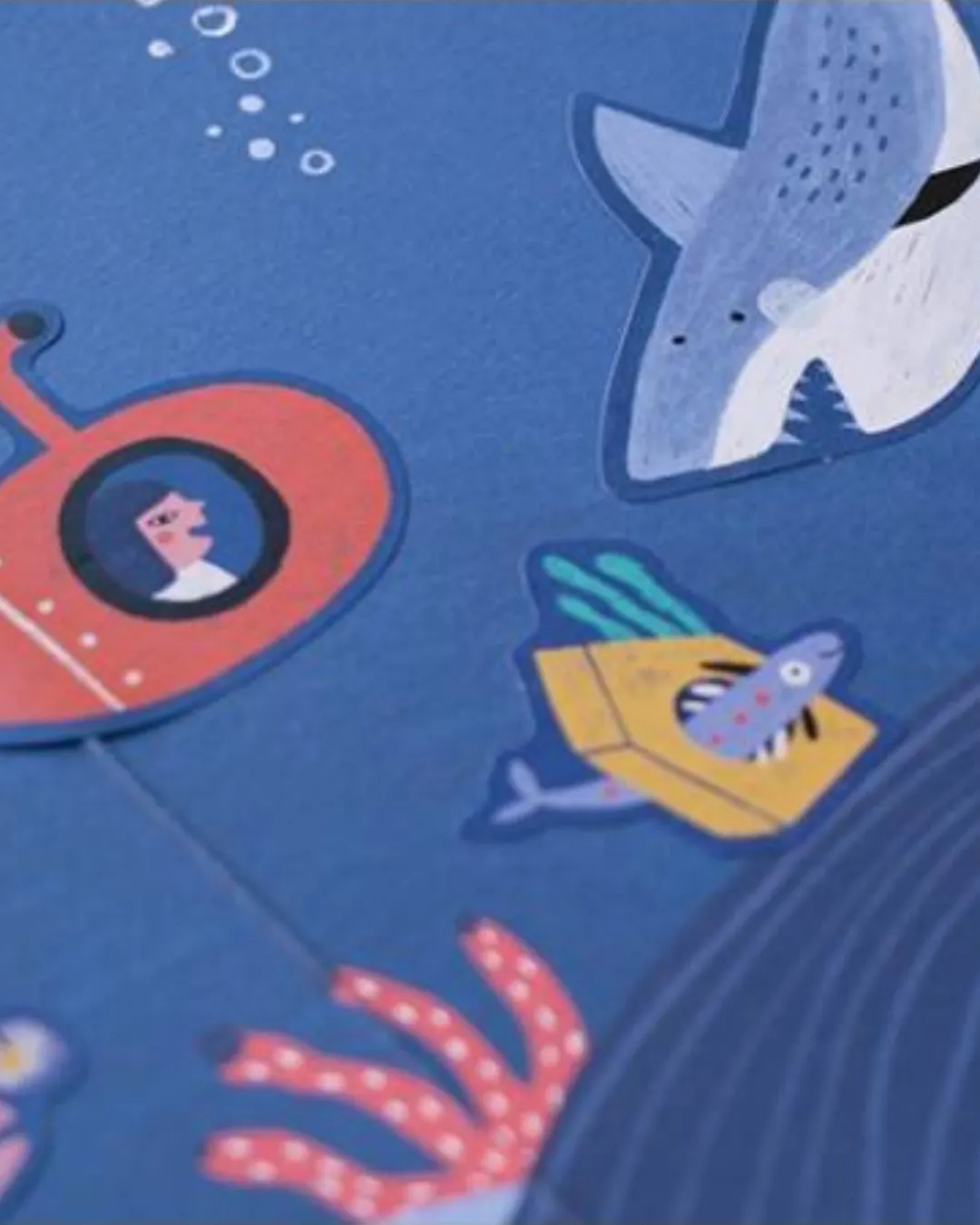 Londji - naklejki wielorazowe Morze