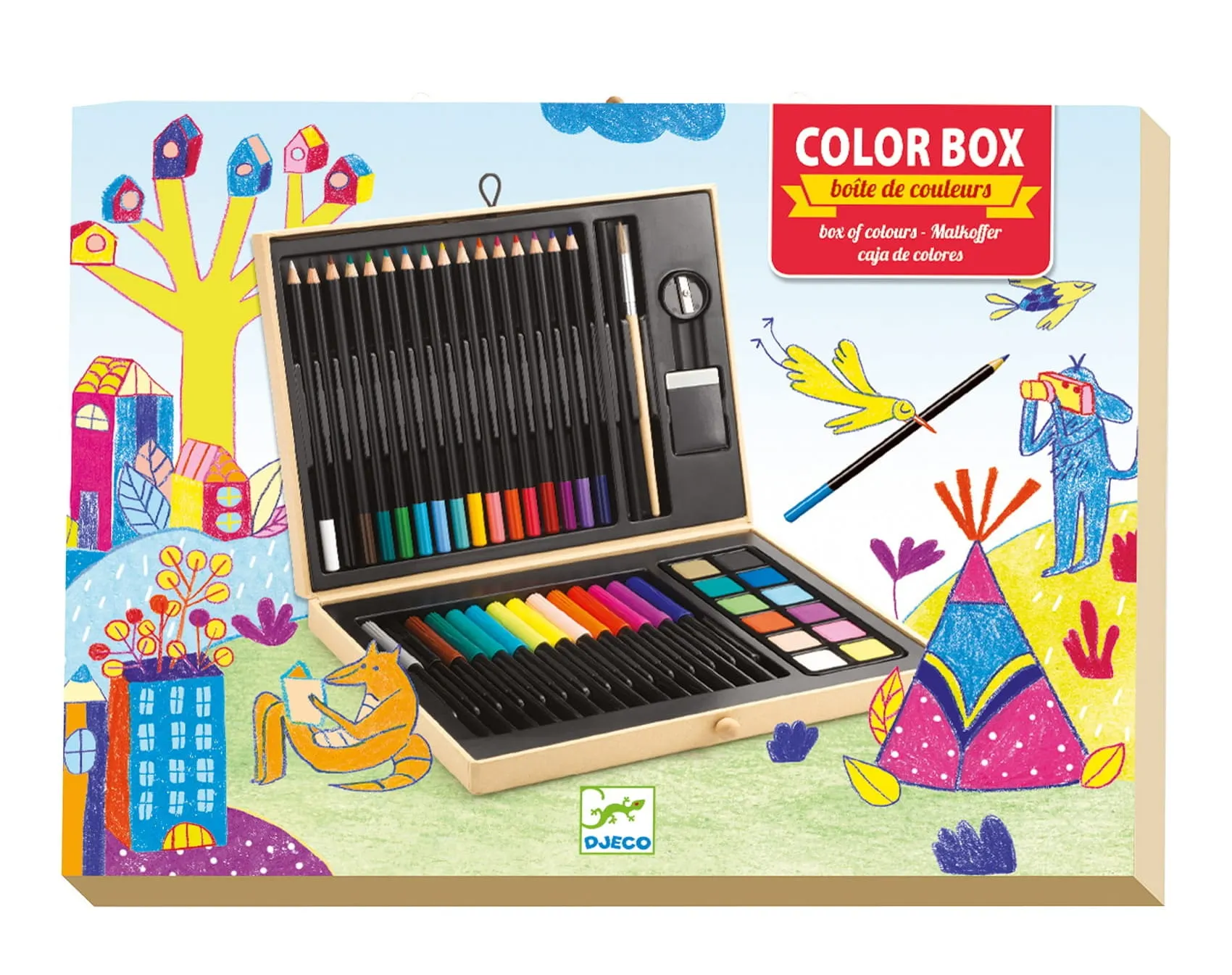 Djeco - zestaw artystyczny do malowania dla dzieci