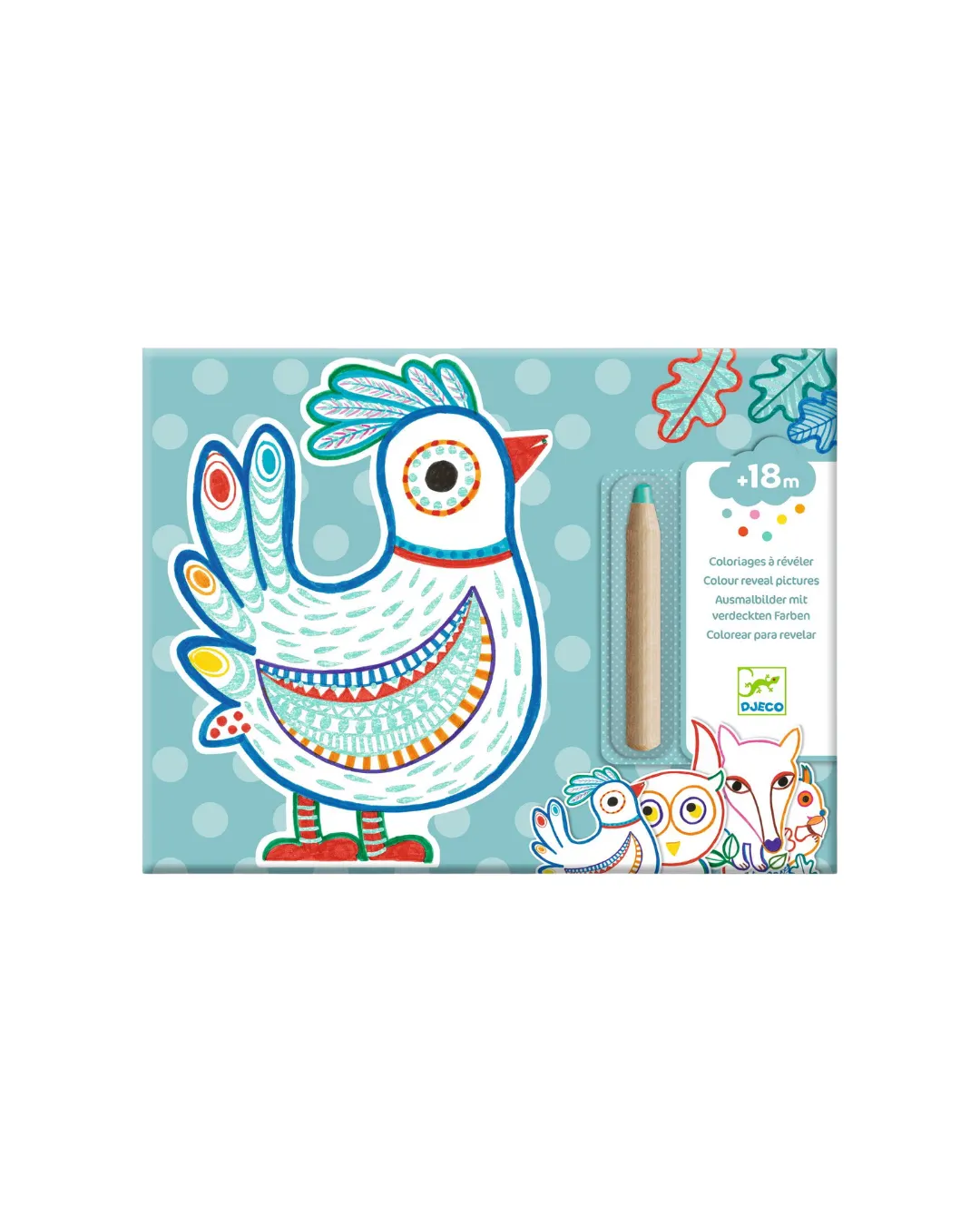 Djeco - magiczne kolorowanki Leśne Zwierzęta